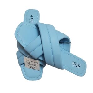 a.n.a Flat Sandals Womens Size 8